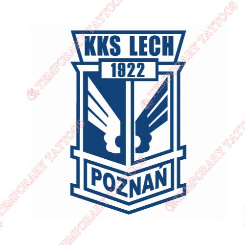 Lech Poznan Customize Temporary Tattoos Stickers NO.8376